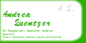 andrea quentzer business card